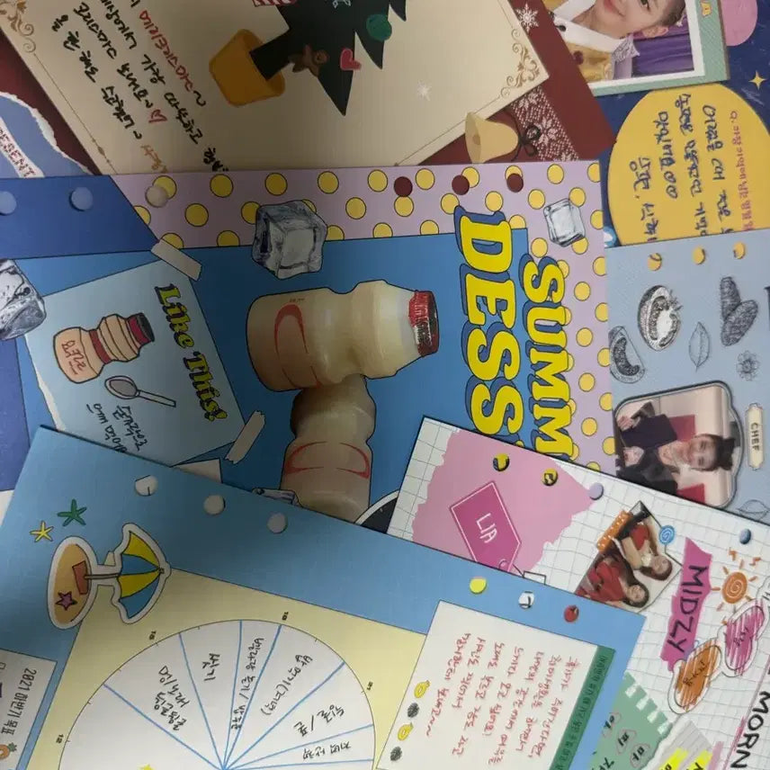 [BUNJANG] ITZY Lia Diary Inserts Bundle Set / Itzy itzy 다이어리 속지 6장 일괄 리아 버전