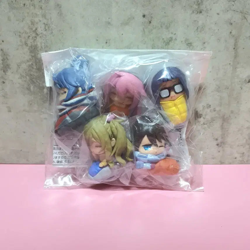 [BUNJANG] Yuru Camp Onemutan Gacha Figure Set (5 Types) / 유루캠프 5종셋트 오네무탄 가챠 피규어