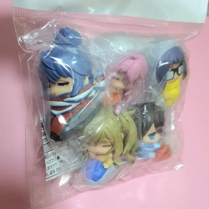 [BUNJANG] Yuru Camp Onemutan Gacha Figure Set (5 Types) / 유루캠프 5종셋트 오네무탄 가챠 피규어