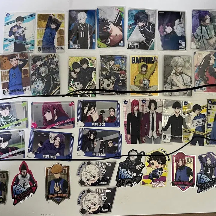 [BUNJANG] Blue Lock Card Sticker Bundle / 블루록 카드 스티커 일괄 판매합니다