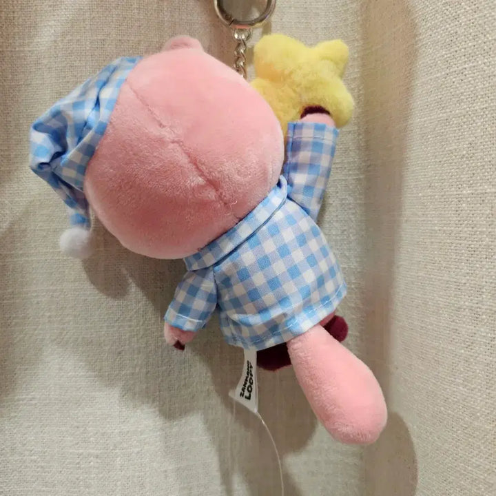 [BUNJANG] Zanmang Luffy Pajama Doll Keychain / 새상품)잔망루피 파자마 인형키링