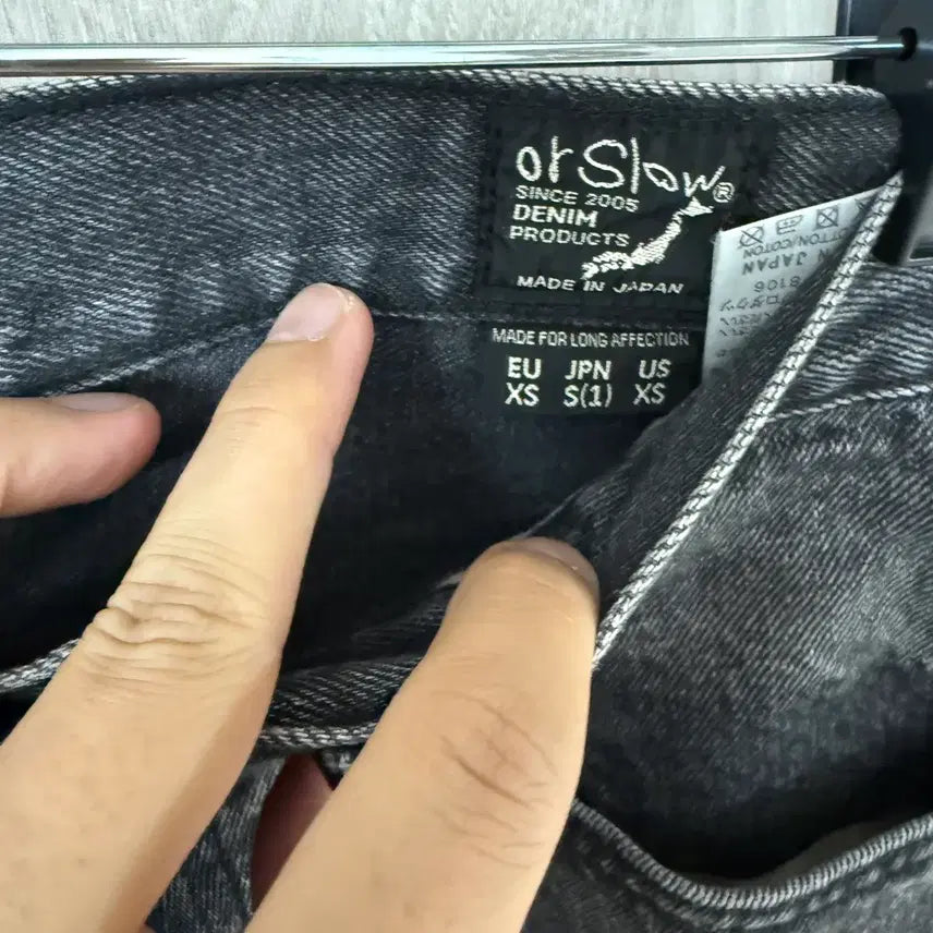 [BUNJANG] OrSlow 105 Black Denim 1 Size / 오어슬로우 105 흑청 1size