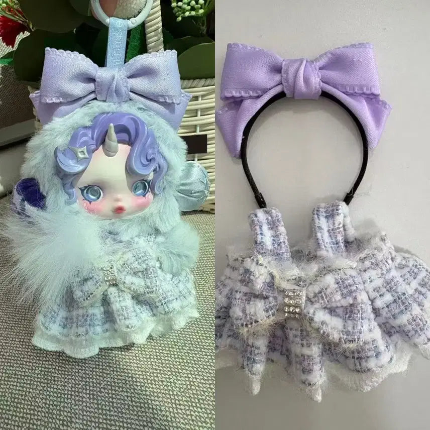 [BUNJANG] Skullpanda Tweed Dress Set Doll Clothing / 스컬판다  트위드원피스세트