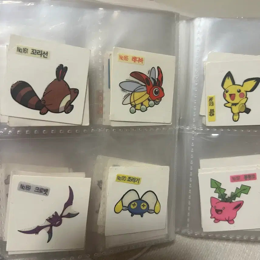 [BUNJANG] Pokemon Sticker Collection / 포켓몬 띠부띠부씰 모음