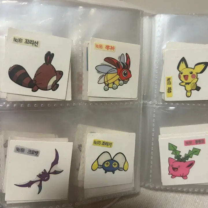 [BUNJANG] Pokemon Sticker Collection / 포켓몬 띠부띠부씰 모음