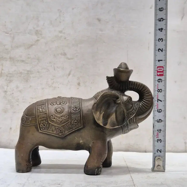 [BUNJANG] Bronze Elephant Figurine (Longevity) / 이쁜 동 제품 코끼리 (장수) (429)