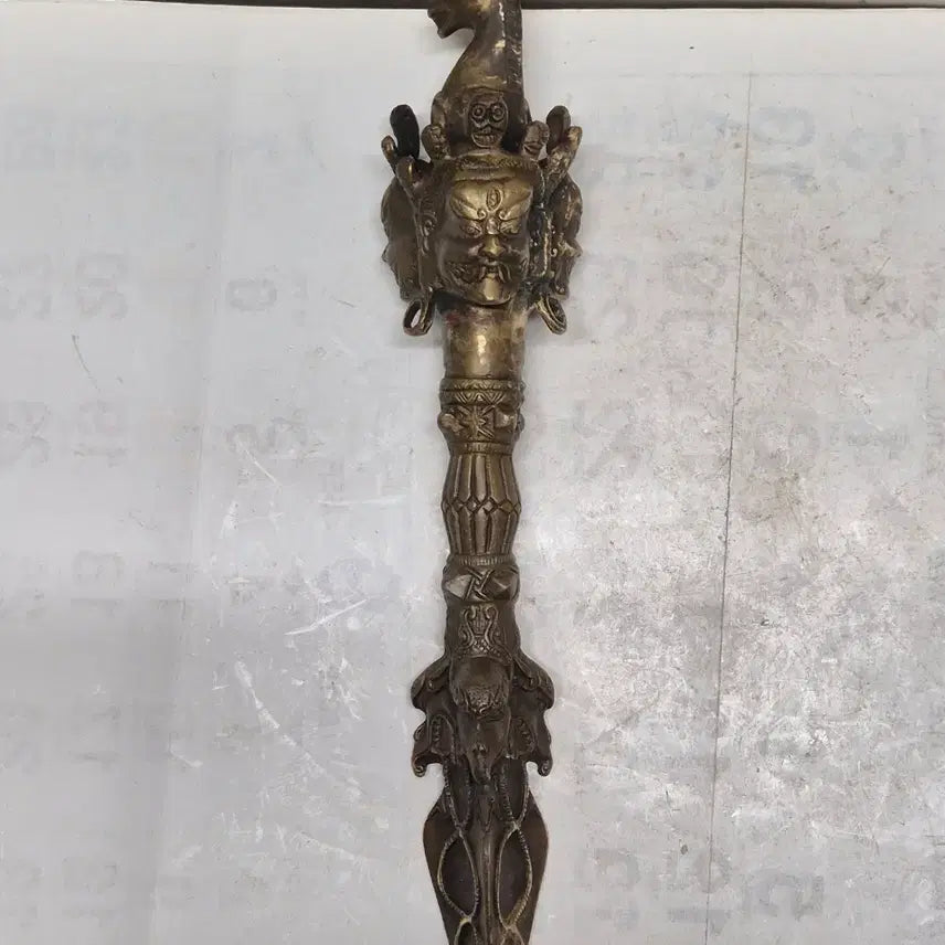 [BUNJANG] Brass Vajra / 황동 금강저 (432) (택배비 따로)
