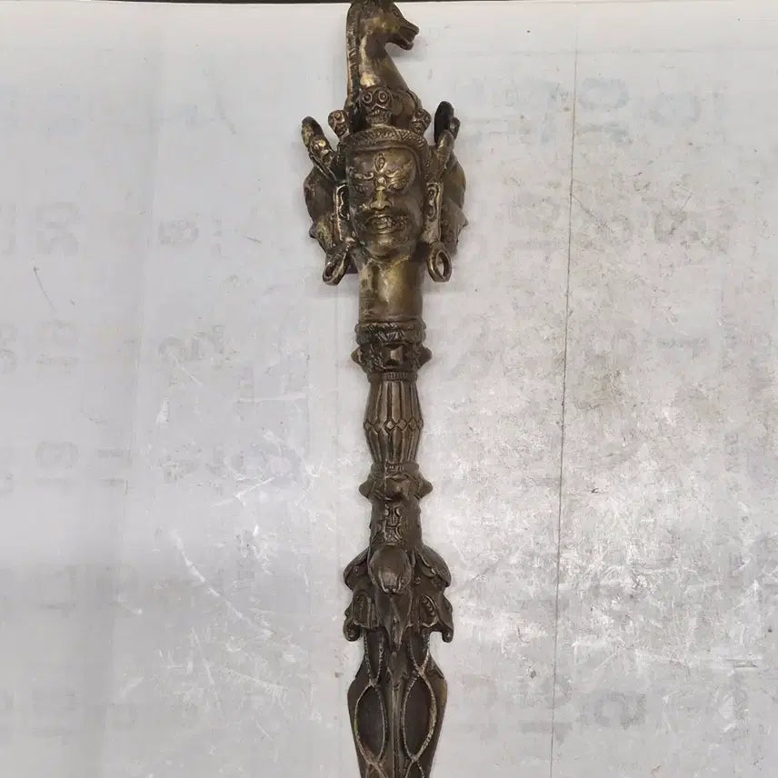 [BUNJANG] Brass Vajra / 황동 금강저 (432) (택배비 따로)
