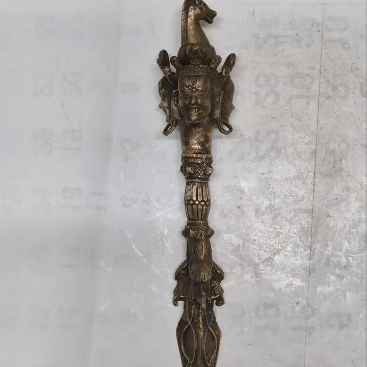 [BUNJANG] Brass Vajra / 황동 금강저 (433) (택배비 따로)