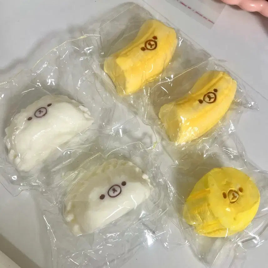 [BUNJANG] Rilakkuma Malangi Banana &amp; Mandu Plush Bundle Set (Sealed) / 리락쿠마 말랑이 바나쿠마 바나나쿠마 만두쿠마 일괄