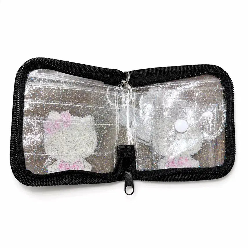 [BUNJANG] Sanrio Hello Kitty Kuromi Transparent Wallet / 일본가) 산리오 헬로키티 쿠로미 투명 지갑