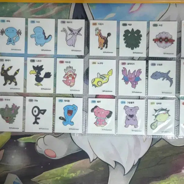 [BUNJANG] Pokemon Stickers Generation 2 Full Set / 포켓몬 띠부씰 2세대 전종