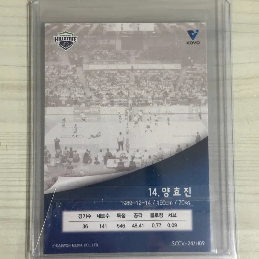 [BUNJANG] KOVO Yang Hyo-jin Autographed 24-25 Season Card / KOVO 코보 카드 양효진 선수 오토 24-25