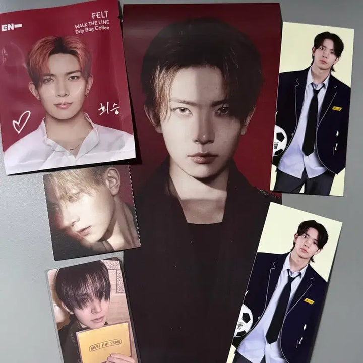 [BUNJANG] ENHYPEN Heeseung Bundle Set with Album Official Goods and Extras / evan 에반 / 희승 포카+엘범 공굿들 일괄 + 덤 전부