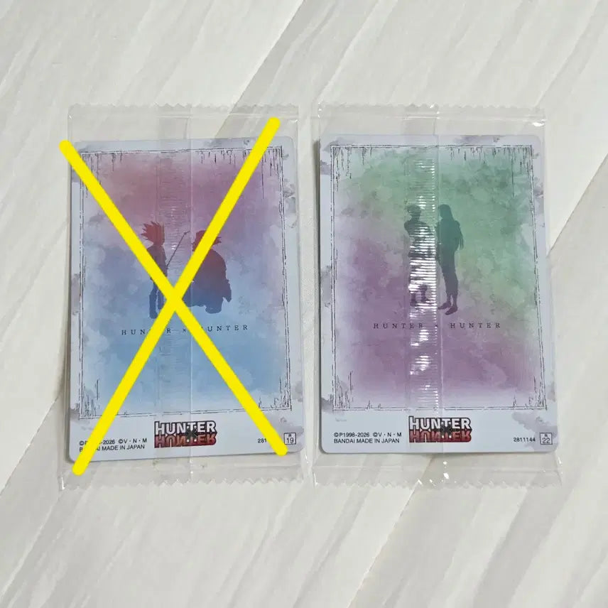 [BUNJANG] Hunter x Hunter Itachi &amp; Itachi Witch Card Vol. 4 / 헌터헌터 이타자가 이타쟈가 웨하스 카드 4탄 - 이르미 히소카