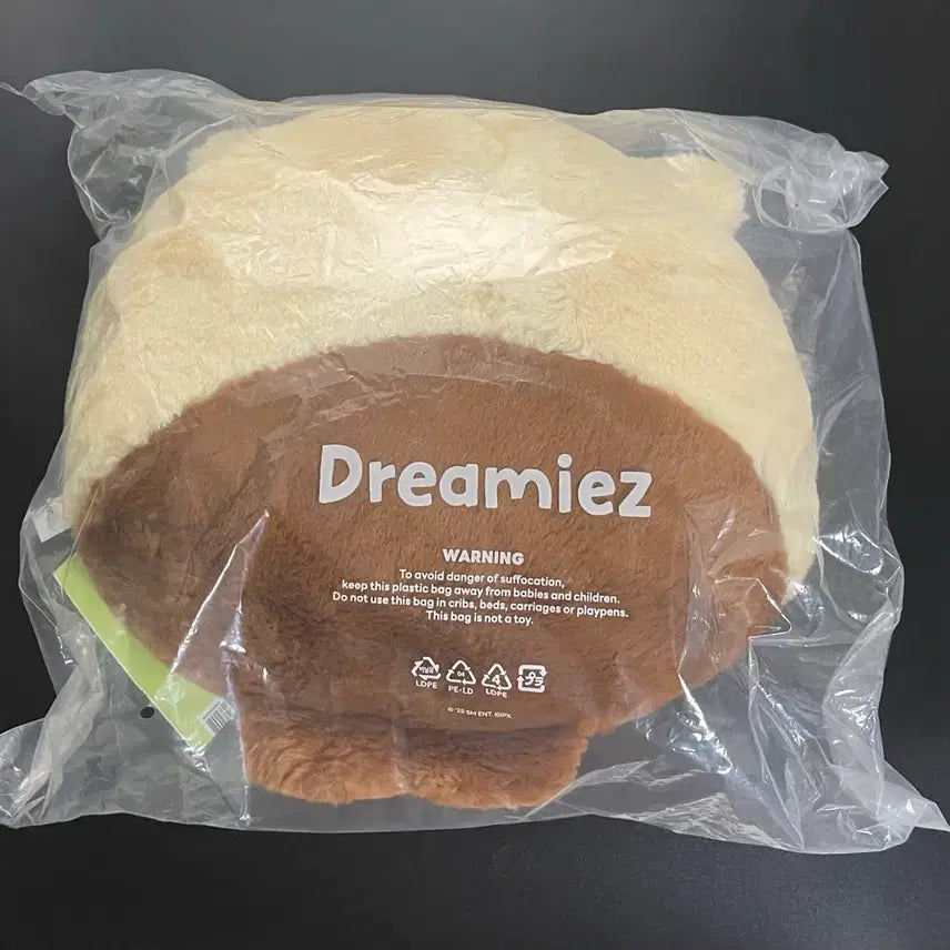 [BUNJANG] NCT DREAM Jisung Baby Chestnut Big Flat Cushion (Sealed) / 엔시티드림 라인프렌즈 지성 밤찌 대왕 쿠션 미개봉