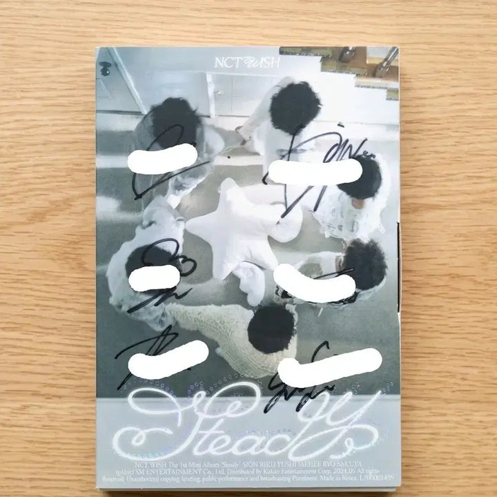 [BUNJANG] NCT WISH Steady Album Signed / NCT WISH Steady 비매 친필 사인 앨범
