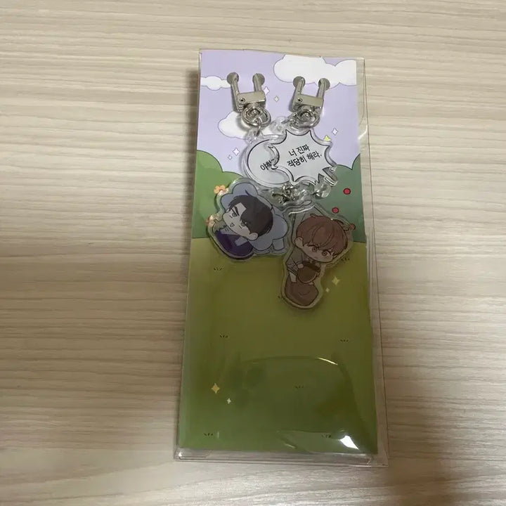 [BUNJANG] Jaimi Shop "The Line" Acrylic Keyring Set / 재이미샵 선 넘는 사이 선넘사 아크릴키링 세트