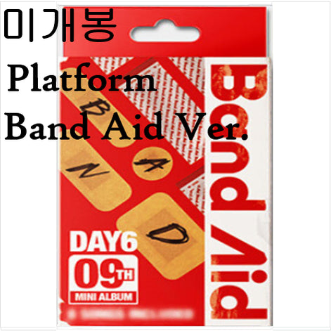 [BUNJANG] DAY6 BandAid Band Aid Ver. Platform Album (Sealed) / 데이식스 (DAY6) - BandAid [Band Aid Ver.] (미개봉, Platform Album)