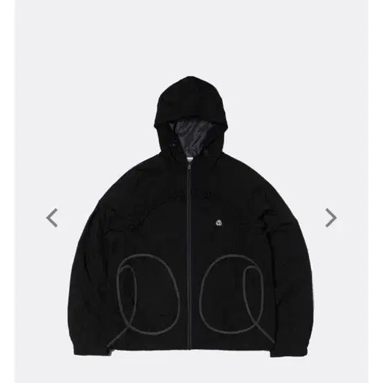 [BUNJANG] KOSEIO Smart Urban Useful Ruffle Jacket Windbreaker Black / 코이세이오 스마트어반유즈풀 러플 자켓 바람막이 블랙 팔아요