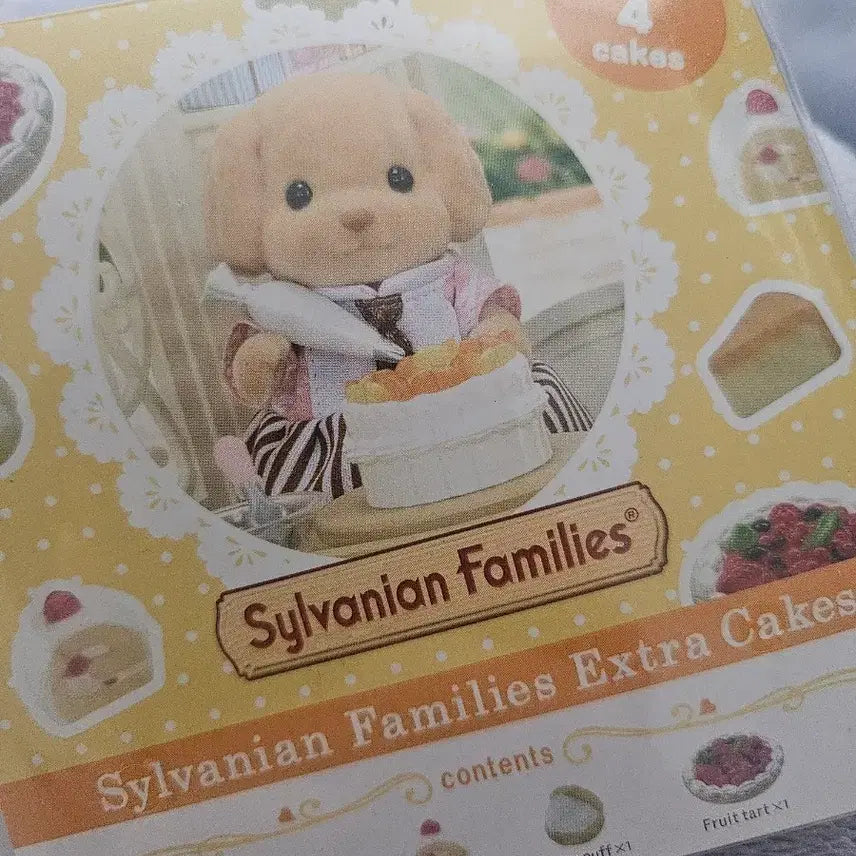 [BUNJANG] Sylvanian Families Unreleased Cake Set (4 types) / 실바니안 비매판 소품 / 케이크 4종