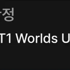 [BUNJANG] T1 2025 Worlds Uniform Pants Size S / (미개봉) 티원 2025 월즈 유니폼바지 S사이즈 판매