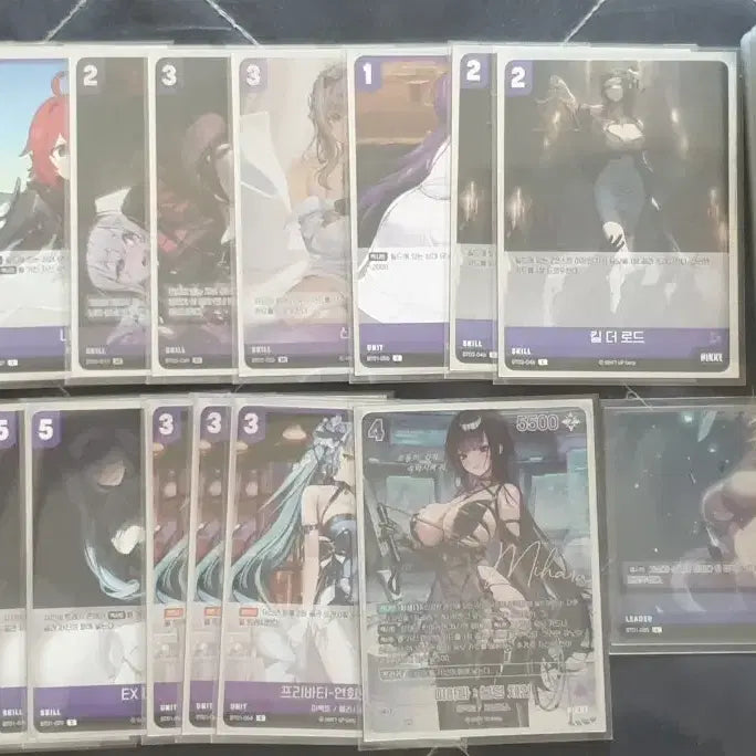 [BUNJANG] Nibel Arena Nikke High Rare Purple Deck &amp; Sauce Bundle Set with Dondi Promo / 니벨아레나 니케 고레어 자색덱&amp;소스 일괄 판매