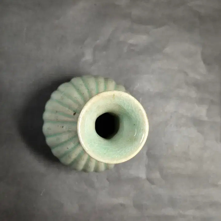 [BUNJANG] Master Craftsman Ji Soon-tak Goryeo Celadon Vase with Bamboo Motif / 무형문화재 인간문화재 지순탁 죽문 청자 병 고려청자 도자기 꽃병 화병