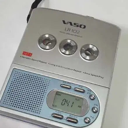 [BUNJANG] VASO LR-102 Cassette Language Learner / 바수(VASO) LR-102 카세트 어학기 테이프작동.기능정상.