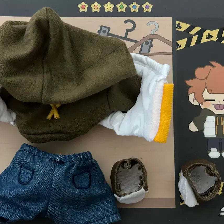 [BUNJANG] Pixelie DeukGae Plush Outfit / 원가이하) 픽셀리 덕개 미수반 봉제인형 의상 양도