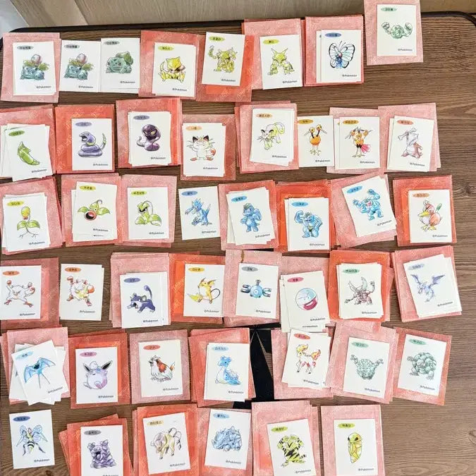 [BUNJANG] Pokemon Art Sticker 1996 Individual Sale / 포켓몬 아트 띠부씰 1996 각개 팝니다 2500원
