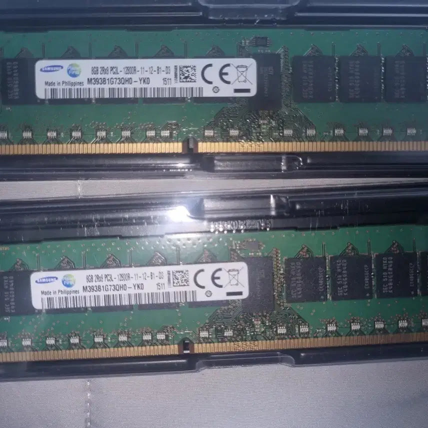 [BUNJANG] Samsung 8GB PC3L-12800R ECC REG Server RAM (2x) / 삼성 8GB PC3L-12800R ECC REG 서버램 2개