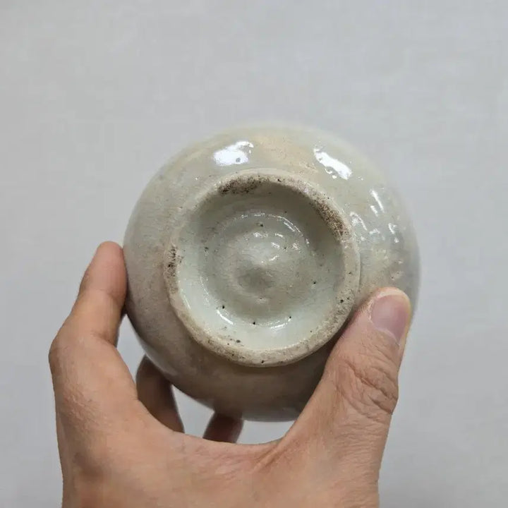 [BUNJANG] Antique White Porcelain Tea Bowl / 골동품 연질 맛이좋은 백자 통다완