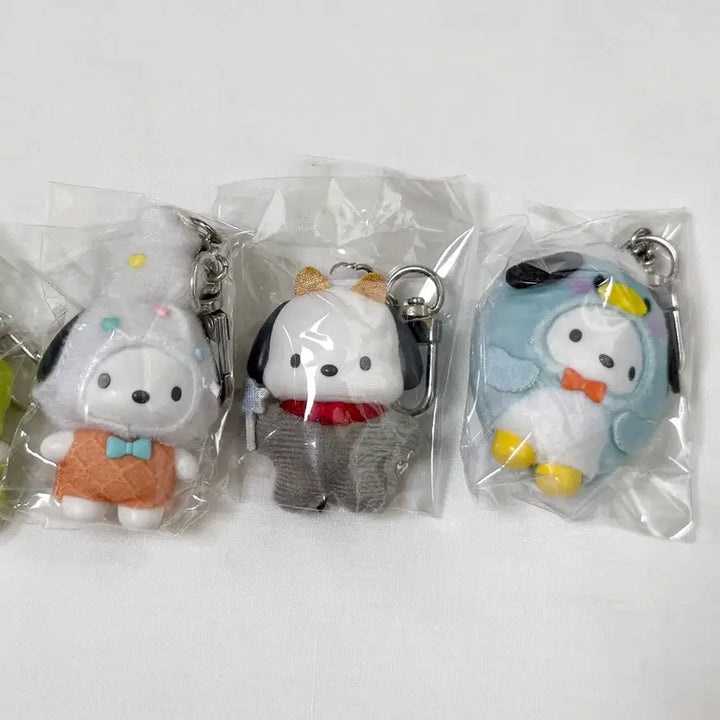 [BUNJANG] Sanrio Pochacco Chibi-Tomo Set (3 Types) Bundle / 산리오 치비토모 포차코 모음 3종 일괄