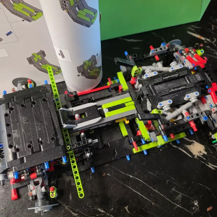 [BUNJANG] LEGO Technic 42115 Lamborghini Sián FKP 37 (Partially Built) / 레고 테크닉 42115 람보르기니 시안 중간까지 만든거 팝니다