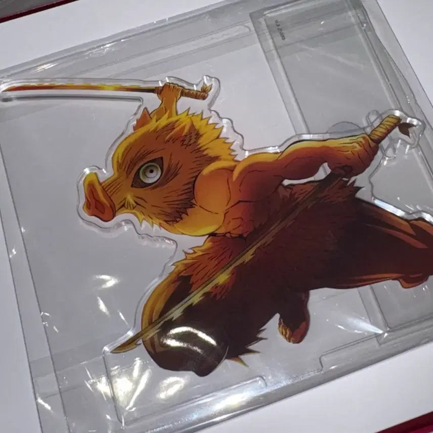 [BUNJANG] Demon Slayer Inosuke Acrylic Stand (Key Visual, Sealed) / 귀멸의 칼날 이노스케 아크릴 스탠드 키비주얼 원가 미개본