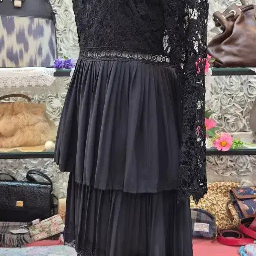 [BUNJANG] Zara Lace &amp; Chiffon Mini Dress / 자라 레이스+쉬폰 미니원피스(지뢰계)(66)