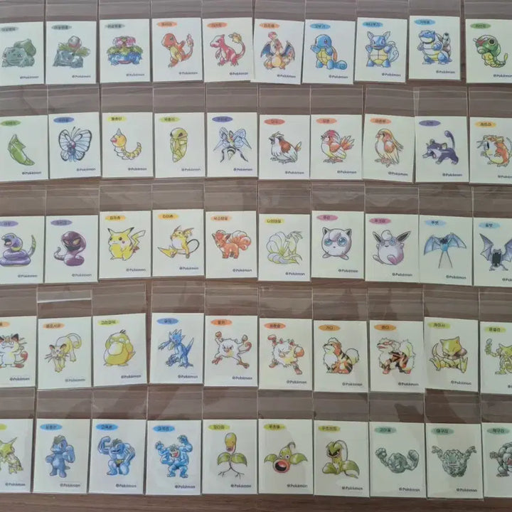 [BUNJANG] Pokemon Artwork 100 Types / 포켓몬  아트워크 100종