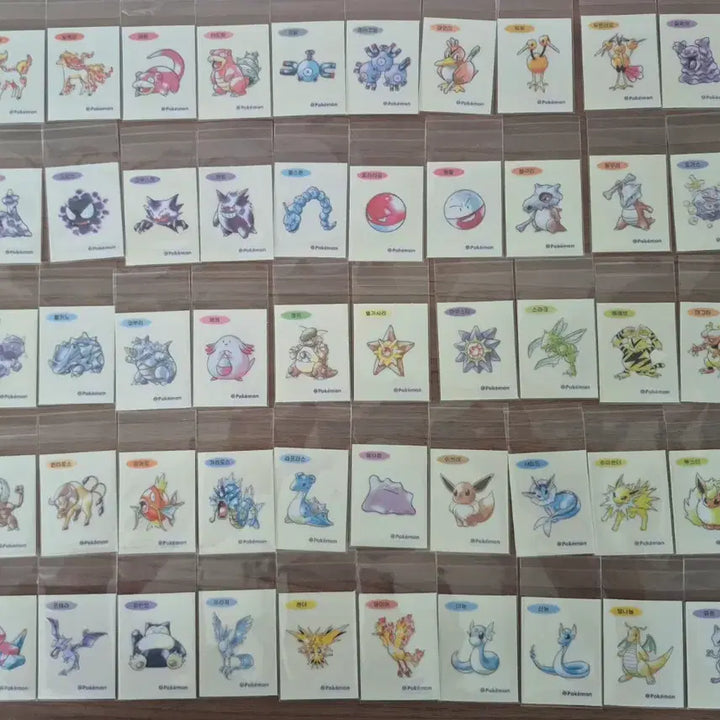 [BUNJANG] Pokemon Artwork 100 Types / 포켓몬  아트워크 100종