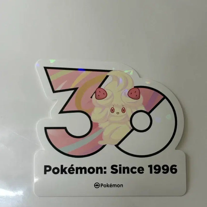 [BUNJANG] Pokemon 30th Anniversary Logo Sticker - Calyrex / (한국한정) 포켓몬 30주년 로고 스티커 마휘핑