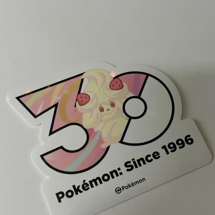 [BUNJANG] Pokemon 30th Anniversary Logo Sticker - Florges / (한국한정) 포켓몬 30주년 로고 스티커 마휘핑