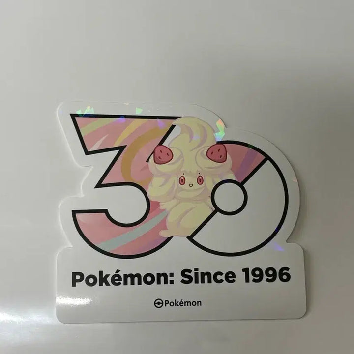 [BUNJANG] Pokemon 30th Anniversary Logo Sticker - Florges / (한국한정) 포켓몬 30주년 로고 스티커 마휘핑