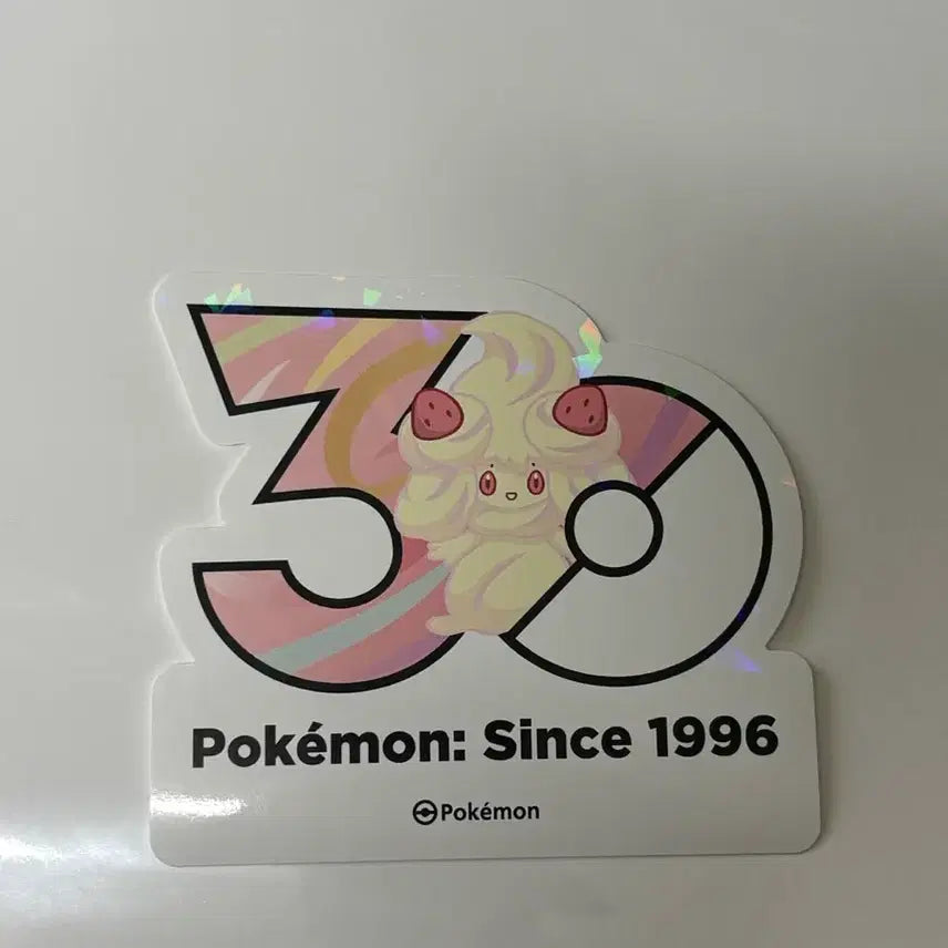 [BUNJANG] Pokemon 30th Anniversary Logo Sticker - Calyrex / (한국한정) 포켓몬 30주년 로고 스티커 마휘핑