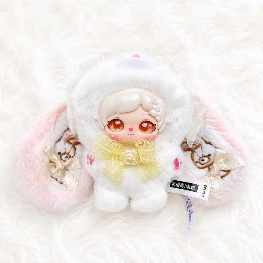 [BUNJANG] Babyslee 3 Go Back Bunny White Pink / 베이비쓰리 고백토끼 화이트핑크