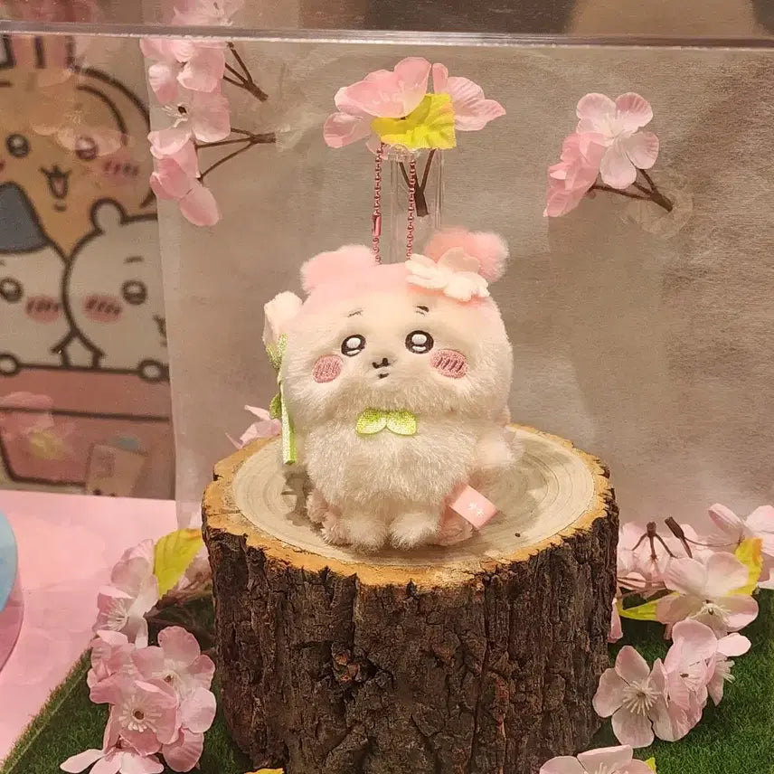[BUNJANG] Chiikawa Sakura Fairy Kani Mascot / 치이카와 벚꽃 요정 카니 마스코트