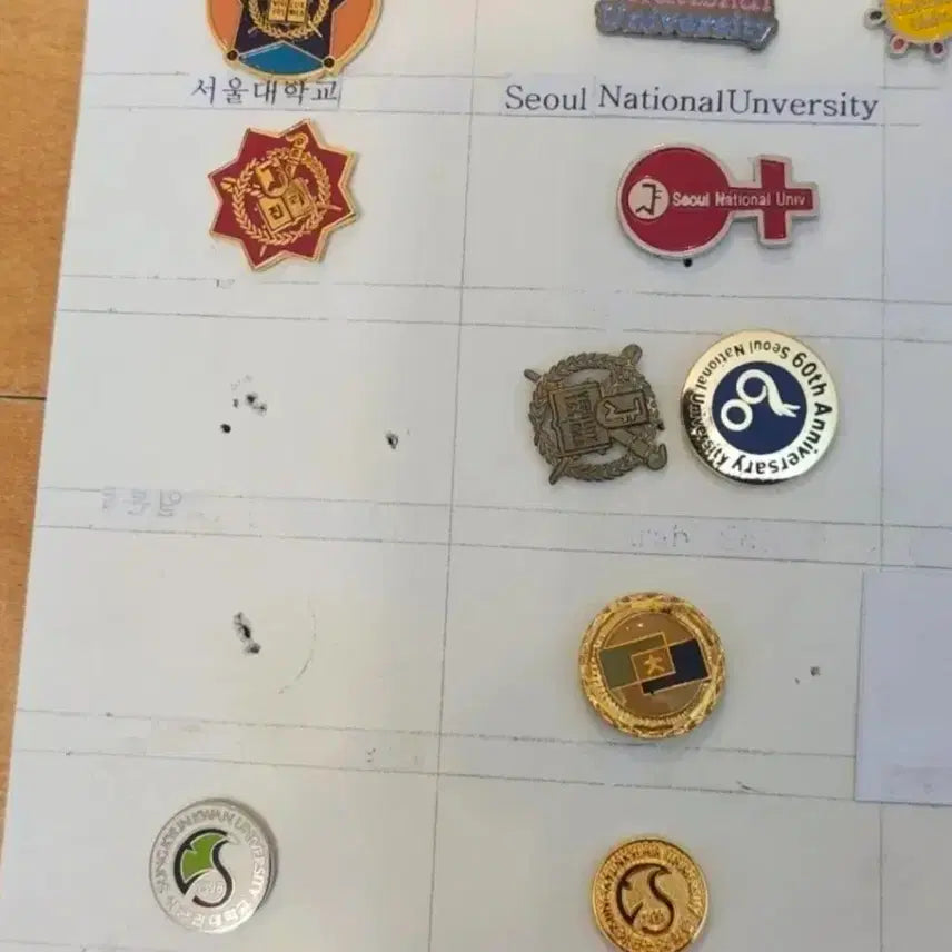 [BUNJANG] University &amp; Graduate School Alumni Pins (Individual) / 대학교, 대학원 관련 배지, 개당 7천원