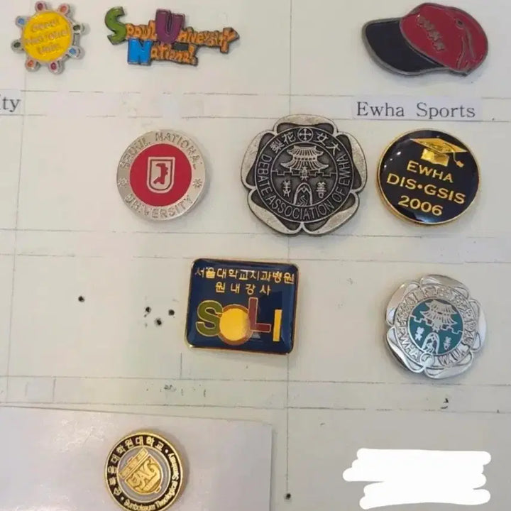 [BUNJANG] University &amp; Graduate School Alumni Pins (Individual) / 대학교, 대학원 관련 배지, 개당 7천원