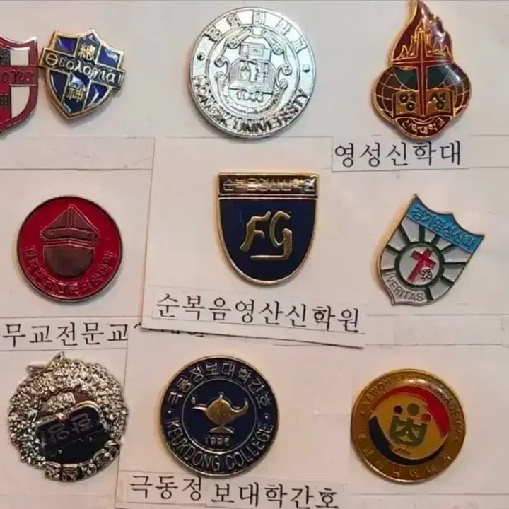 [BUNJANG] University &amp; Graduate School Alumni Pins (Individual) / 대학교, 대학원 관련 배지, 개당 7천원