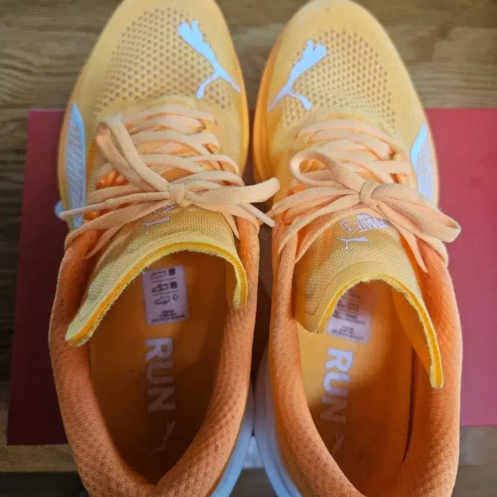 [BUNJANG] Puma Deviate Nitro 3 Wide Orange Running Shoes / 푸마 런닝화 디비에이트 나이트로 3 와이드 오렌지 런닝화