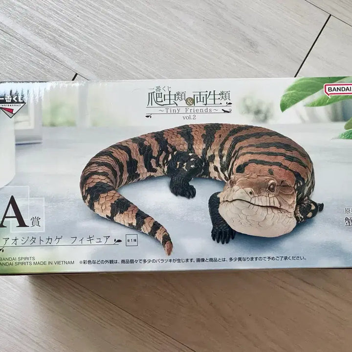 [BUNJANG] Bandai Tiny Friends Blue-tongued Skink Figure A Prize / 반다이 Tiny Friends 푸른혀도마뱀 피규어 A상